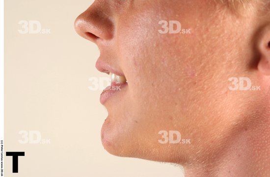 Cheek Phonemes Woman White Muscular