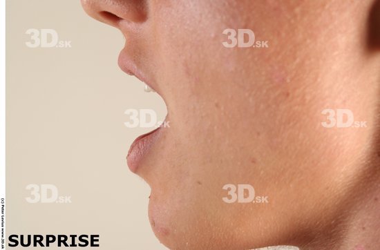 Cheek Emotions Woman White Muscular