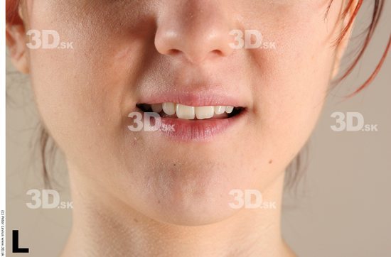 Mouth Phonemes Woman White Slim