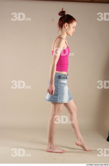 Whole Body Woman Animation references White Casual Slim