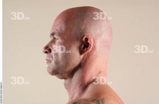 Neck Man Animation references White Nude Muscular