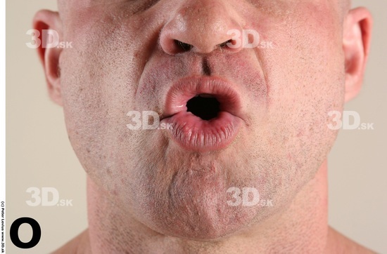 Mouth Phonemes Man White Muscular
