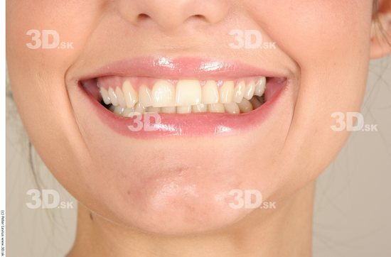 Teeth Woman White Chubby