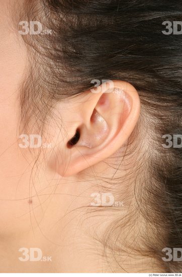 Ear Woman White Chubby