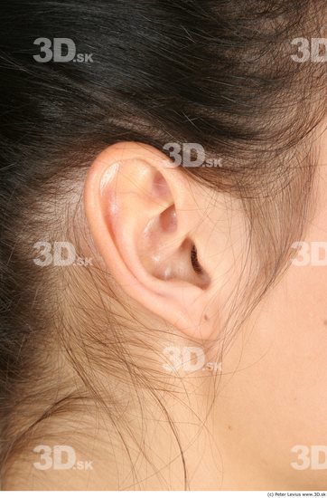 Ear Woman White Chubby