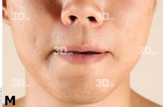 Mouth Whole Body Phonemes Man Asian Nude Athletic Studio photo references