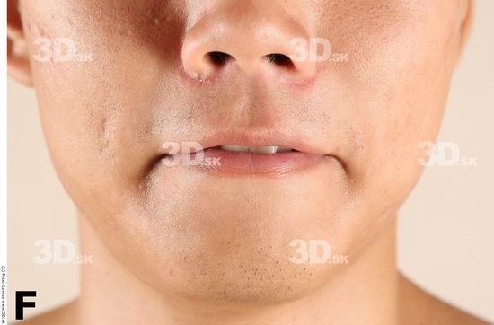 Mouth Whole Body Phonemes Man Asian Nude Athletic Studio photo references