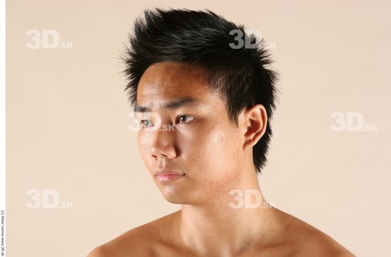 Whole Body Head Phonemes Man Animation references Asian Nude Athletic Studio photo references