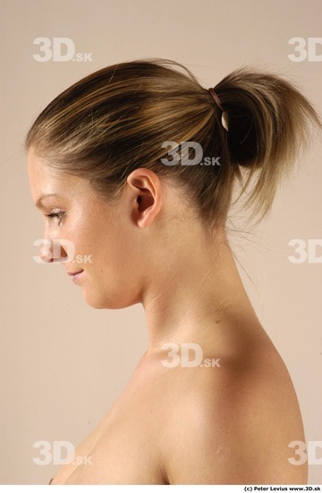 Head Woman Nude Average Studio photo references