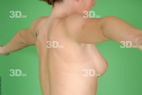 Back Woman White Tattoo Nude Average