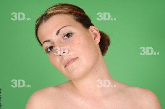 Head Woman White Nude Average