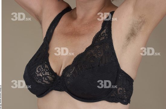 Chest Whole Body Woman Artistic poses Underwear Slim Average Studio photo references