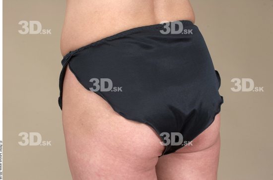 Whole Body Bottom Woman Artistic poses Underwear Slim Average Studio photo references