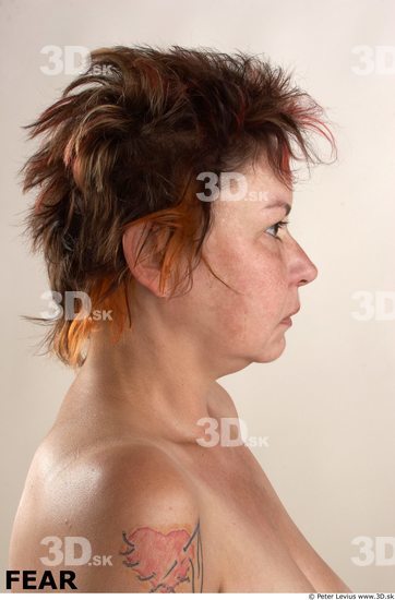 Whole Body Head Woman Artistic poses Nude Slim Average Studio photo references