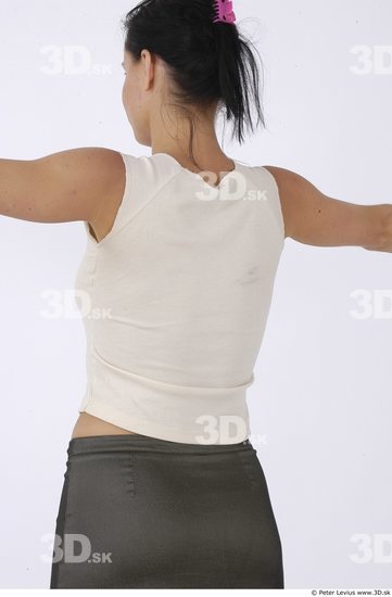 Back Woman White Casual Athletic