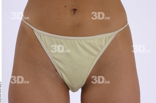 Hips Woman White Underwear Athletic