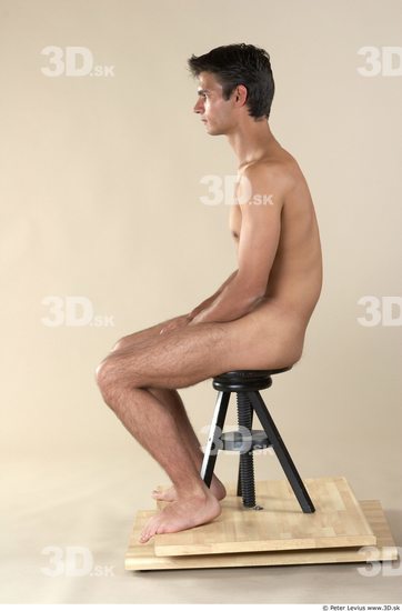 Whole Body Phonemes Man Other White Nude Athletic Male Studio Poses