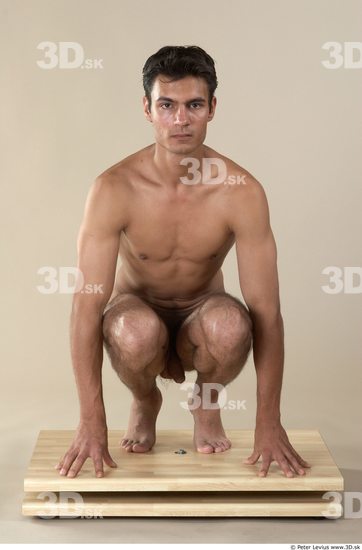 Whole Body Phonemes Man Other White Nude Athletic Male Studio Poses