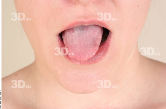 Tongue Woman White Average