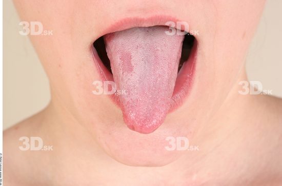 Tongue Woman White Average