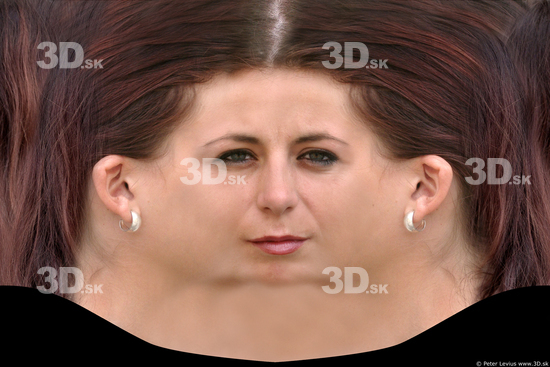 Woman White Head textures