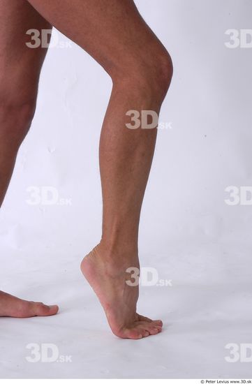 Calf Whole Body Man Nude Slim Studio photo references