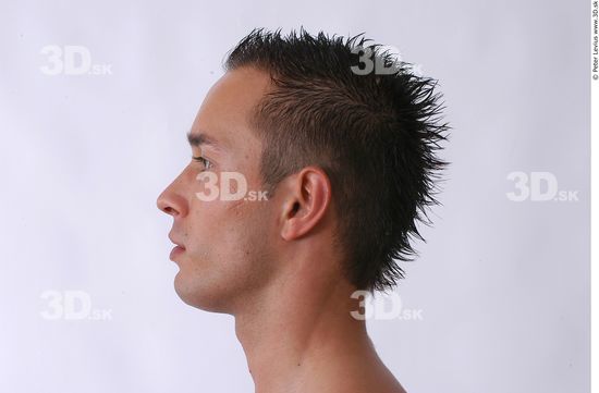 Whole Body Head Man Casual Slim Studio photo references