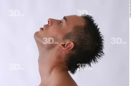 Whole Body Head Man Casual Slim Studio photo references