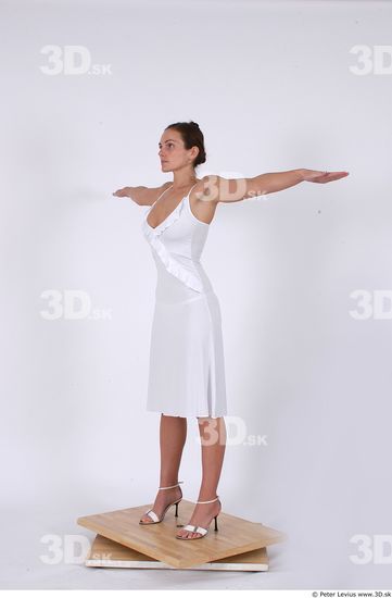 Whole Body Woman White Formal Athletic