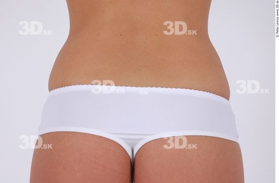 Bottom Woman White Underwear Athletic