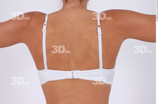 Back Woman White Underwear Athletic