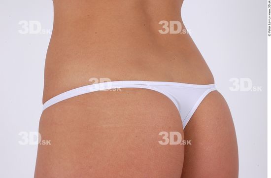 Bottom Woman White Underwear Athletic