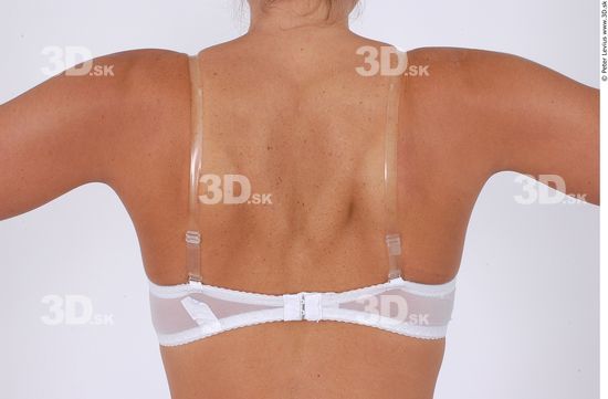 Back Woman White Underwear Athletic