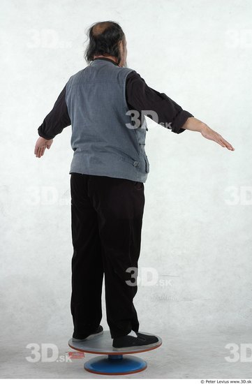 Whole Body Man Asian Overweight Male Studio Poses