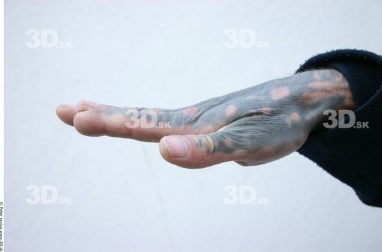 Hand Man White Tattoo Average