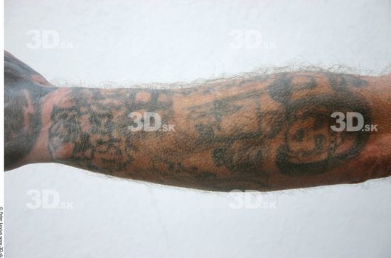 Forearm Man White Tattoo Nude Average