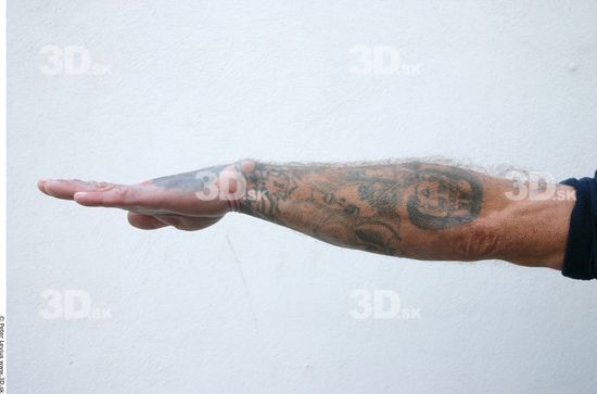 Forearm Man White Tattoo Casual Average