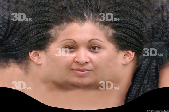 Woman White Head textures