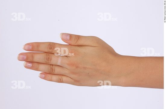 Hand Whole Body Woman Slim Athletic Studio photo references