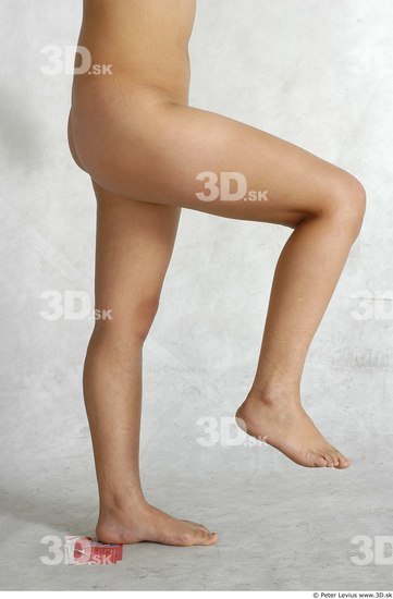 Leg Whole Body Phonemes Woman Animation references Asian Nude Average Studio photo references