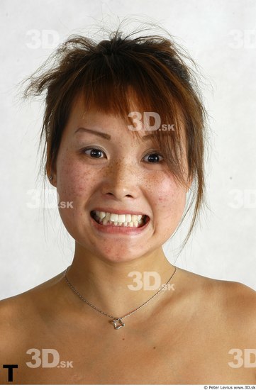 Face Whole Body Phonemes Woman Asian Nude Average Studio photo references