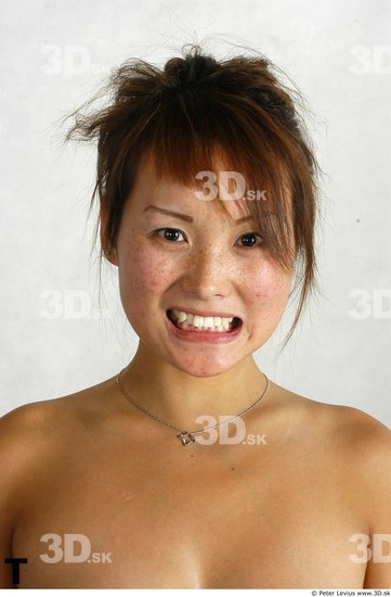 Face Whole Body Phonemes Woman Asian Nude Average Studio photo references