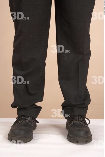 Calf Whole Body Man Formal Average Studio photo references