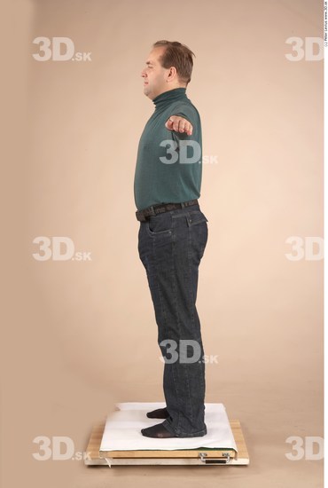 Whole Body Man T poses Casual Average Studio photo references