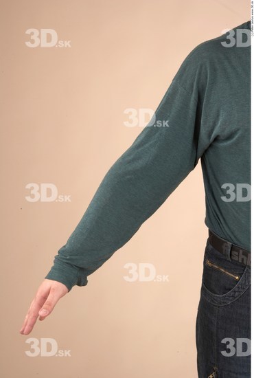 Arm Whole Body Man Casual Average Studio photo references