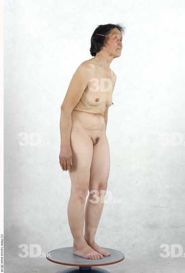 and more Whole Body Woman Asian Nude Slim Average Studio photo references