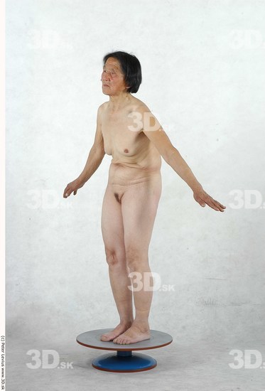 and more Whole Body Woman Asian Nude Slim Average Studio photo references