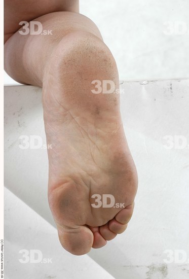 and more Foot Whole Body Woman Asian Nude Slim Average Studio photo references