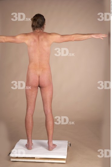 Whole Body Man T poses Nude Athletic Studio photo references