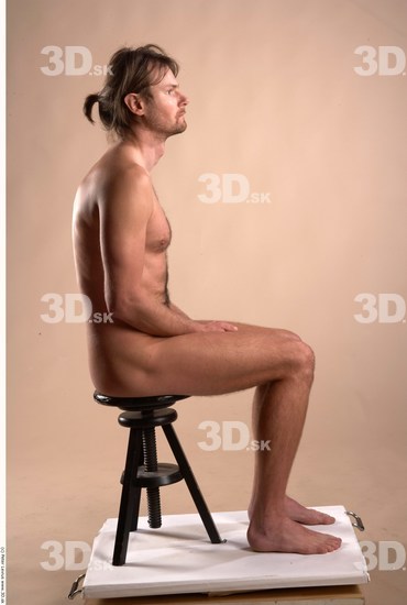 Whole Body Man Artistic poses White Nude Athletic